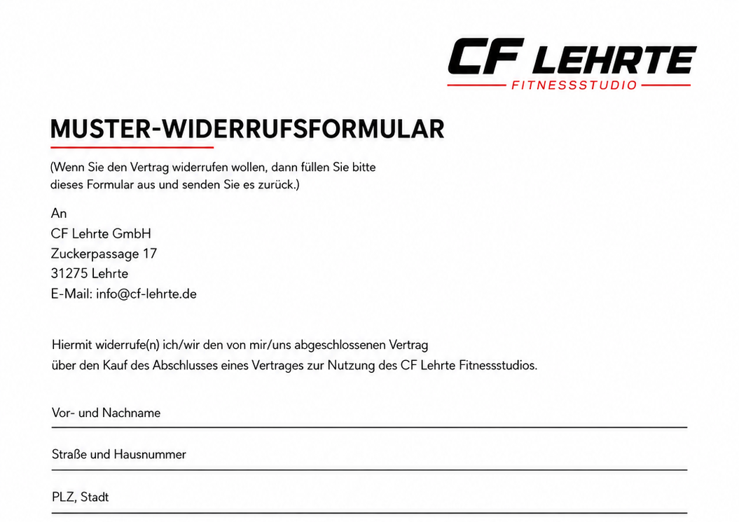 Vorschau Muster-Widerrufsformular